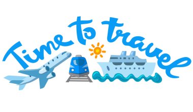 Seyahat ve seyahat afişinin gösterimi