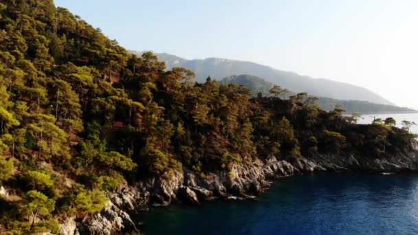 Natureza Maravilhosa Mar Mediterrâneo — Vídeo de Stock