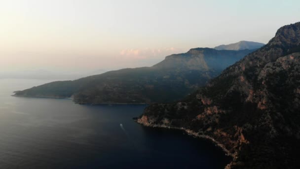 Natureza Maravilhosa Mar Mediterrâneo — Vídeo de Stock