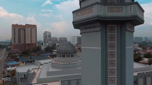 Meczety Kuala Lumpur Zapierające Dech Piersiach Zabytków Które Również Służą — Wideo stockowe