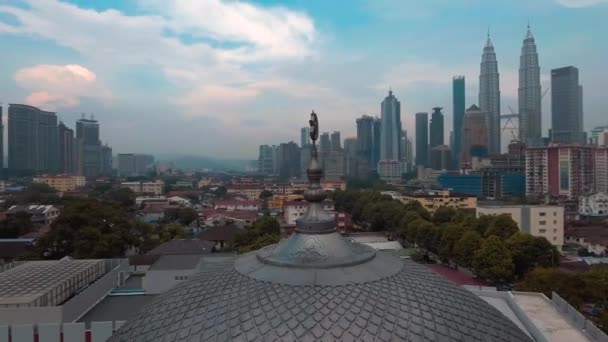 Mezquitas Kuala Lumpur Son Impresionantes Lugares Interés Que También Sirven — Vídeo de stock