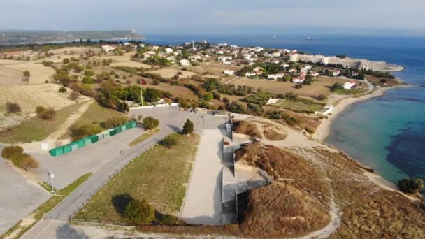 Beach Hřbitov Gallipoli — Stock video