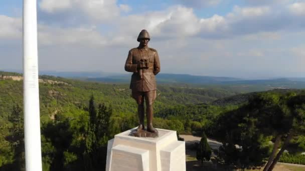 Chunuk Bair Bitwa Pod Chunuk Bair Był Bitwy Wojny Światowej — Wideo stockowe