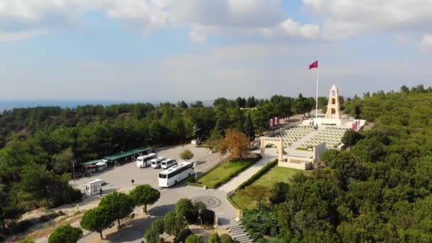 Piyade Alayı Türk Anıtı Mezarlığı Piyade Alayı Bir Alay Osmanlı — Stok video