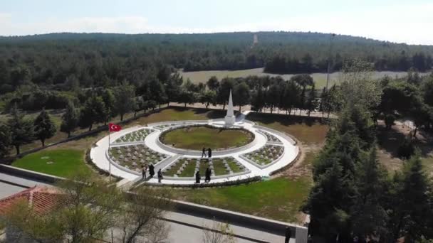 Istnieje Soganlidere Szpitala Cmentarz Który Został Odrestaurowany Otwarte Kilkaset Metrów — Wideo stockowe