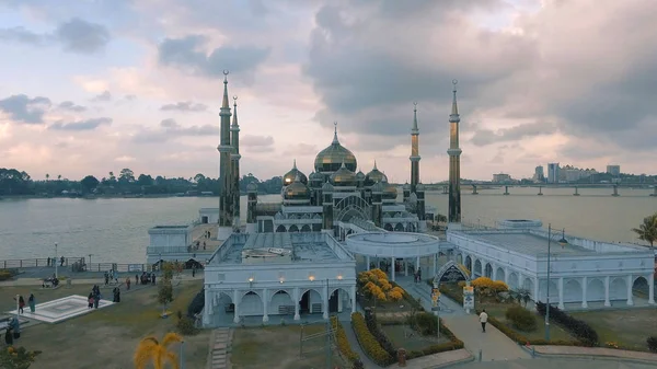 Moschea Cristallo Masjid Kristal Una Moschea Wan Man Terengganu Malesia — Foto Stock