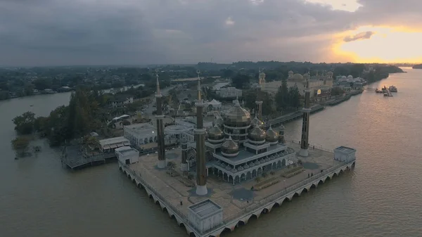 Mezquita Cristal Masjid Kristal Una Mezquita Wan Man Terengganu Malasia — Foto de Stock