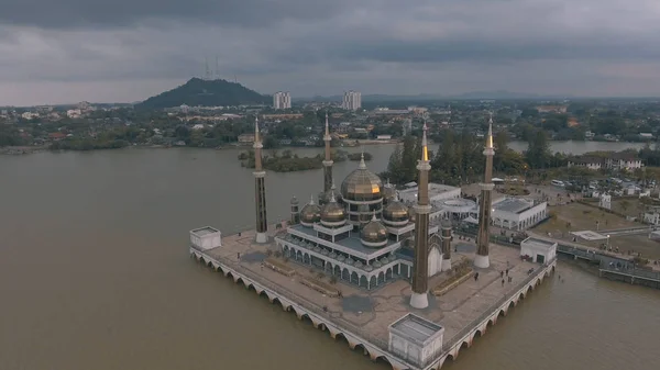 Mezquita Cristal Masjid Kristal Una Mezquita Wan Man Terengganu Malasia — Foto de Stock