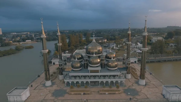Moschea Cristallo Masjid Kristal Una Moschea Wan Man Terengganu Malesia — Foto Stock