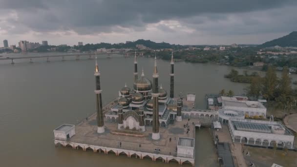 Mezquita Cristal Masjid Kristal Una Mezquita Wan Man Terengganu Malasia — Vídeos de Stock