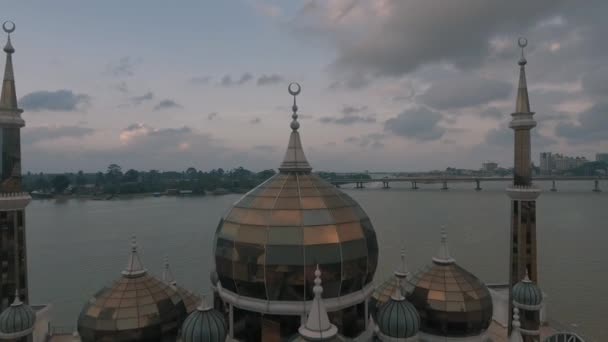 Mezquita Cristal Masjid Kristal Una Mezquita Wan Man Terengganu Malasia — Vídeos de Stock