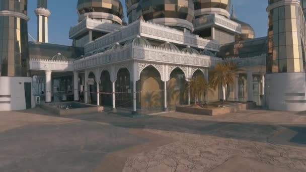 Crystal Mešita Nebo Masjid Kristal Mešita Wan Člověka Terengganu Malajsie — Stock video