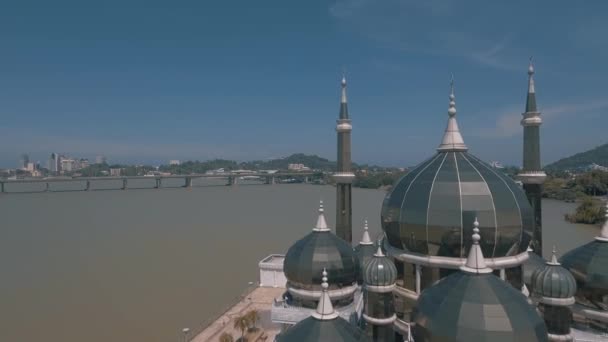 Mezquita Cristal Masjid Kristal Una Mezquita Wan Man Terengganu Malasia — Vídeo de stock