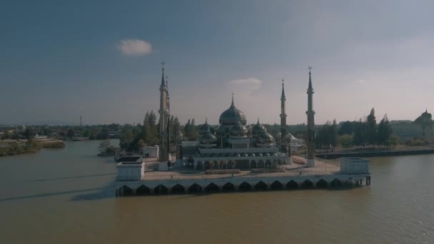 Mezquita Cristal Masjid Kristal Una Mezquita Wan Man Terengganu Malasia — Vídeos de Stock