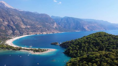 Oludeniz Mavi Lagün. Oludeniz, Türkiye'nin güneybatı sahilinde muhteşem bir plajdır..