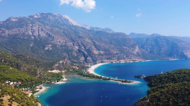 Oludeniz Mavi Lagün. Oludeniz, Türkiye'nin güneybatı sahilinde muhteşem bir plajdır..