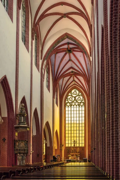 Interior Catholic Church Wroclaw Poland — Stock Photo, Image