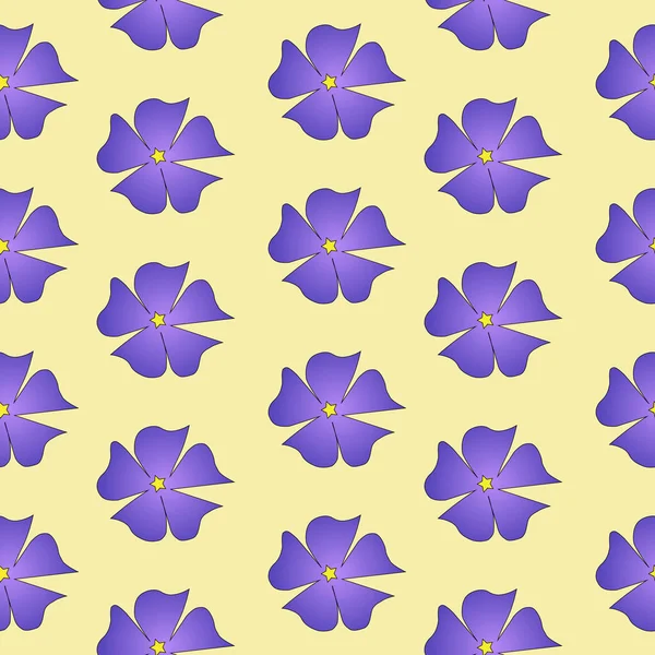 Patrón Floral Sin Costuras Textura Flores Flores Color Púrpura Sobre — Archivo Imágenes Vectoriales