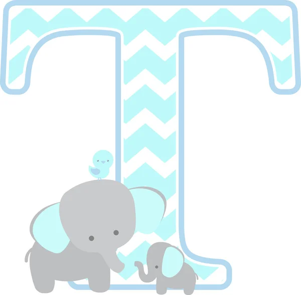 Número 9 Com Elefante Bonito E O Elefante Pequeno Do Bebê Ilustração do  Vetor - Ilustração de fonte, parede: 117333620