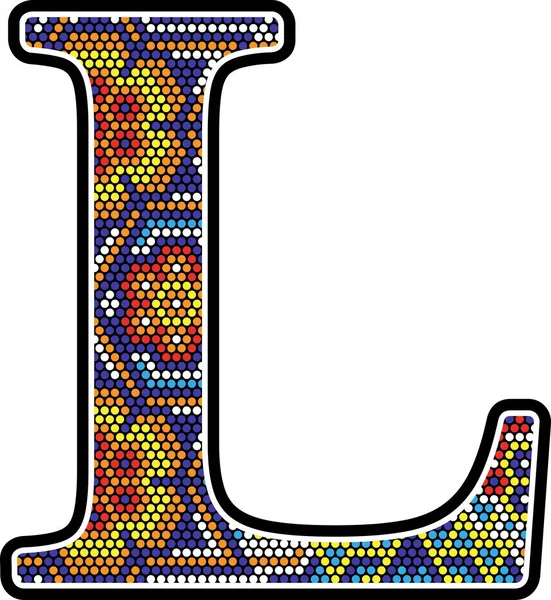 Meksika huichol sanat tarzı ile renkli noktalar soyut teması ile ilk l 