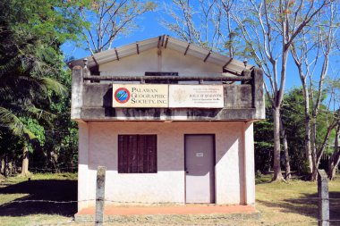 Coğrafi Derneği Binası. Palawan. Filipinler.