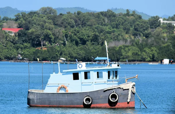 Los Barcos Atracaron Bahía Filipinas — Foto de Stock