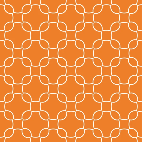 橙色的几何装饰品 纺织品和墙纸无缝模式 — 图库矢量图片