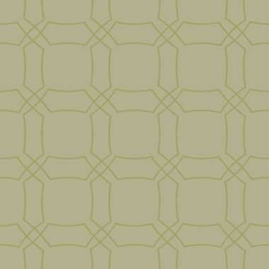 Zeytin yeşili geometrik süsleme. Web, Tekstil ve duvar kağıtları için seamless modeli
