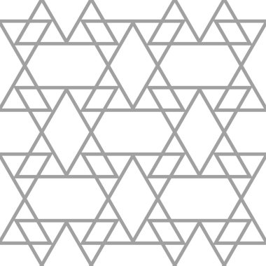 Işık gri geometrik süsleme. Web, Tekstil ve duvar kağıtları için seamless modeli