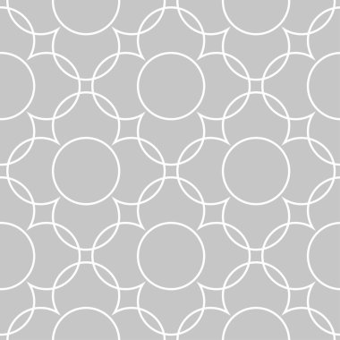 Gri ve beyaz geometrik süsleme. Web, Tekstil ve duvar kağıtları için seamless modeli