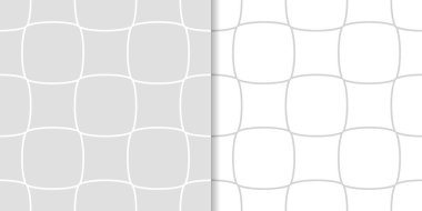 Geometrik süsler kümesi. Web, Tekstil ve duvar kağıtları için ışık gri Dikişsiz desen