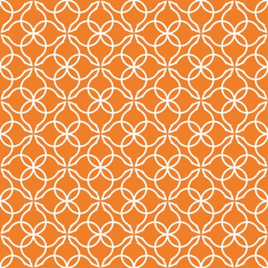 Turuncu geometrik tasarım. Web, Tekstil ve duvar kağıtları için seamless modeli