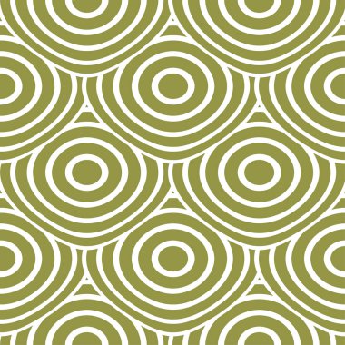 Zeytin yeşili ve beyaz geometrik süsleme. Web, Tekstil ve duvar kağıtları için seamless modeli