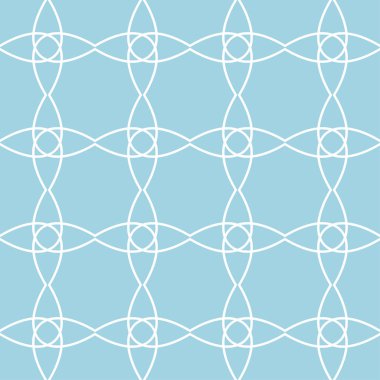 Lacivert ve beyaz geometrik süsleme. Web, Tekstil ve duvar kağıtları için seamless modeli