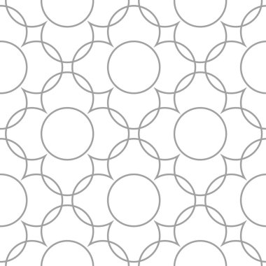 Işık gri geometrik süsleme. Web, Tekstil ve duvar kağıtları için seamless modeli