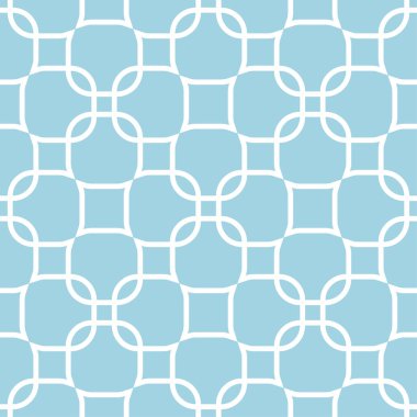 Soluk mavi geometrik baskı. Web, Tekstil ve duvar kağıtları için seamless modeli