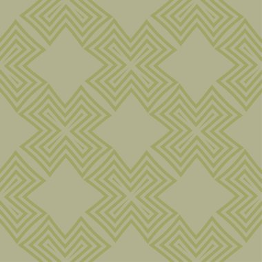 Zeytin yeşili geometrik yazdır. Web, Tekstil ve duvar kağıtları için seamless modeli