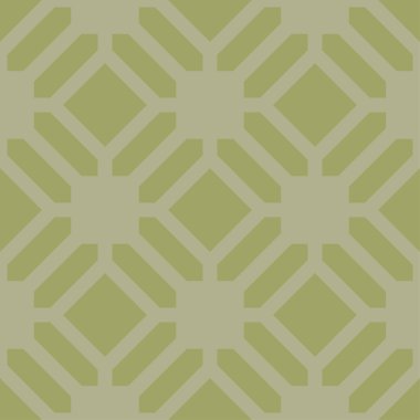 Zeytin yeşili geometrik süsleme. Web, Tekstil ve duvar kağıtları için seamless modeli