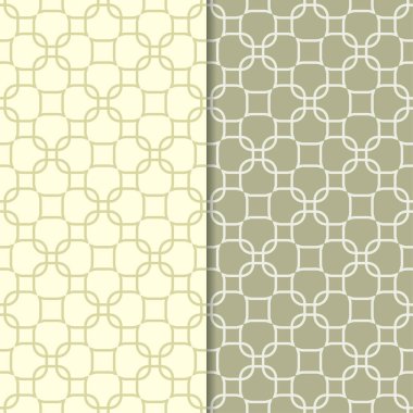 Zeytin yeşili kesintisiz geometrik desenler web, Tekstil ve duvar kağıtları için ayarla