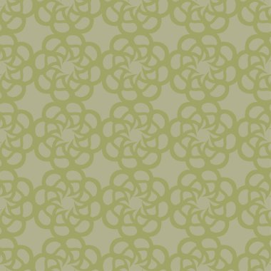 Zeytin yeşili çiçek süsleme. Tekstil ve duvar kağıtları için seamless modeli