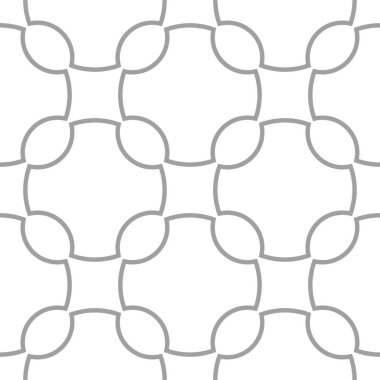 Işık gri geometrik süsleme. Web, Tekstil ve duvar kağıtları için seamless modeli