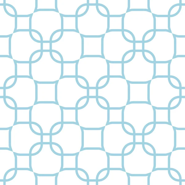 Weiß Blauer Geometrischer Druck Nahtloses Muster Für Web Textilien Und — Stockvektor