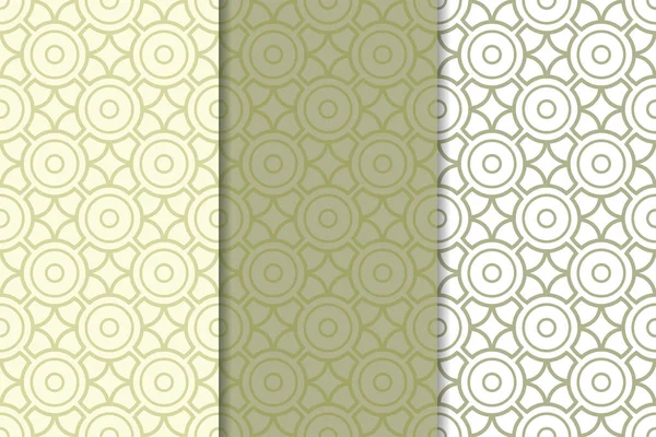 Zeytin yeşili ve beyaz geometrik dikey Dikişsiz desen web, Tekstil ve duvar kağıtları için