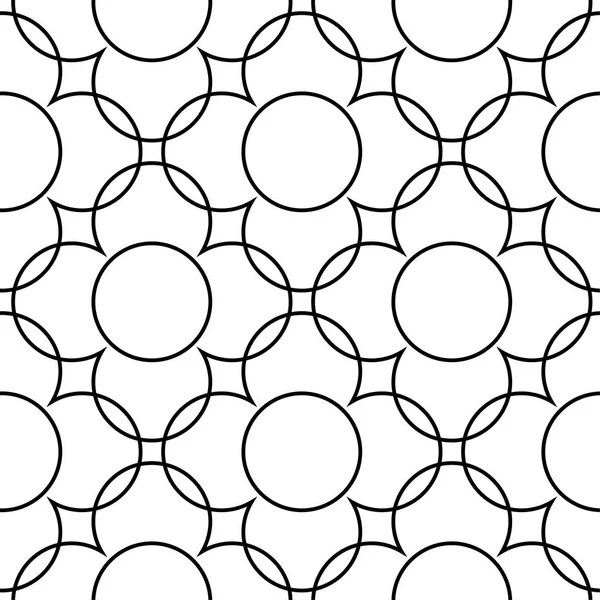 Fehér Fekete Geometriai Dísze Varrat Nélküli Mintát Web Textil Háttérképek — Stock Vector