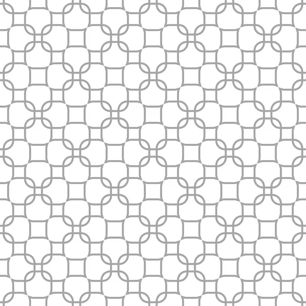Impressão Geométrica Cinzenta Sobre Fundo Branco Padrão Sem Costura Para — Vetor de Stock
