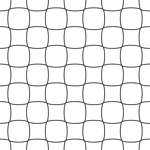 Adorno Geométrico Negro Sobre Blanco Patrón Sin Costuras Para Tela — Vector de stock