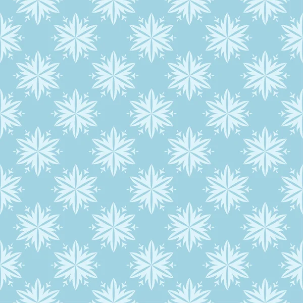 Patrón Floral Blanco Sobre Fondo Azul Adorno Sin Costuras Para — Archivo Imágenes Vectoriales