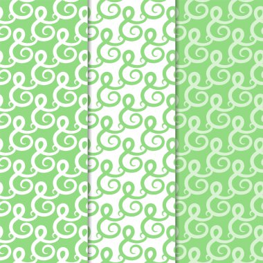 Soyut Dikişsiz desen. Yeşil arka planlar Tekstil, duvar kağıtları ve kumaşlar için