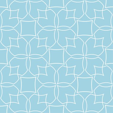 Lacivert ve beyaz geometrik süsleme. Web, Tekstil ve duvar kağıtları için seamless modeli