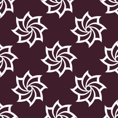 Çiçek kestane rengi Dikişsiz desen. Çiçeğe öğeleri için duvar kağıdı arka plan.